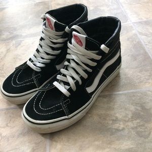 Black high top VANS